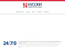 Tablet Screenshot of hycorr.com